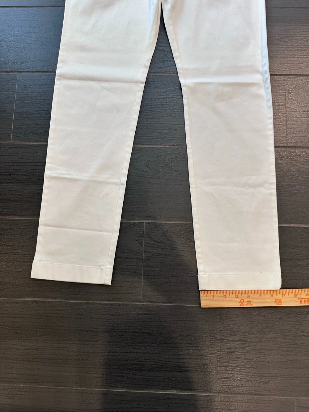 J. Crew Men's 484 Slim Fit Stretch White Chino